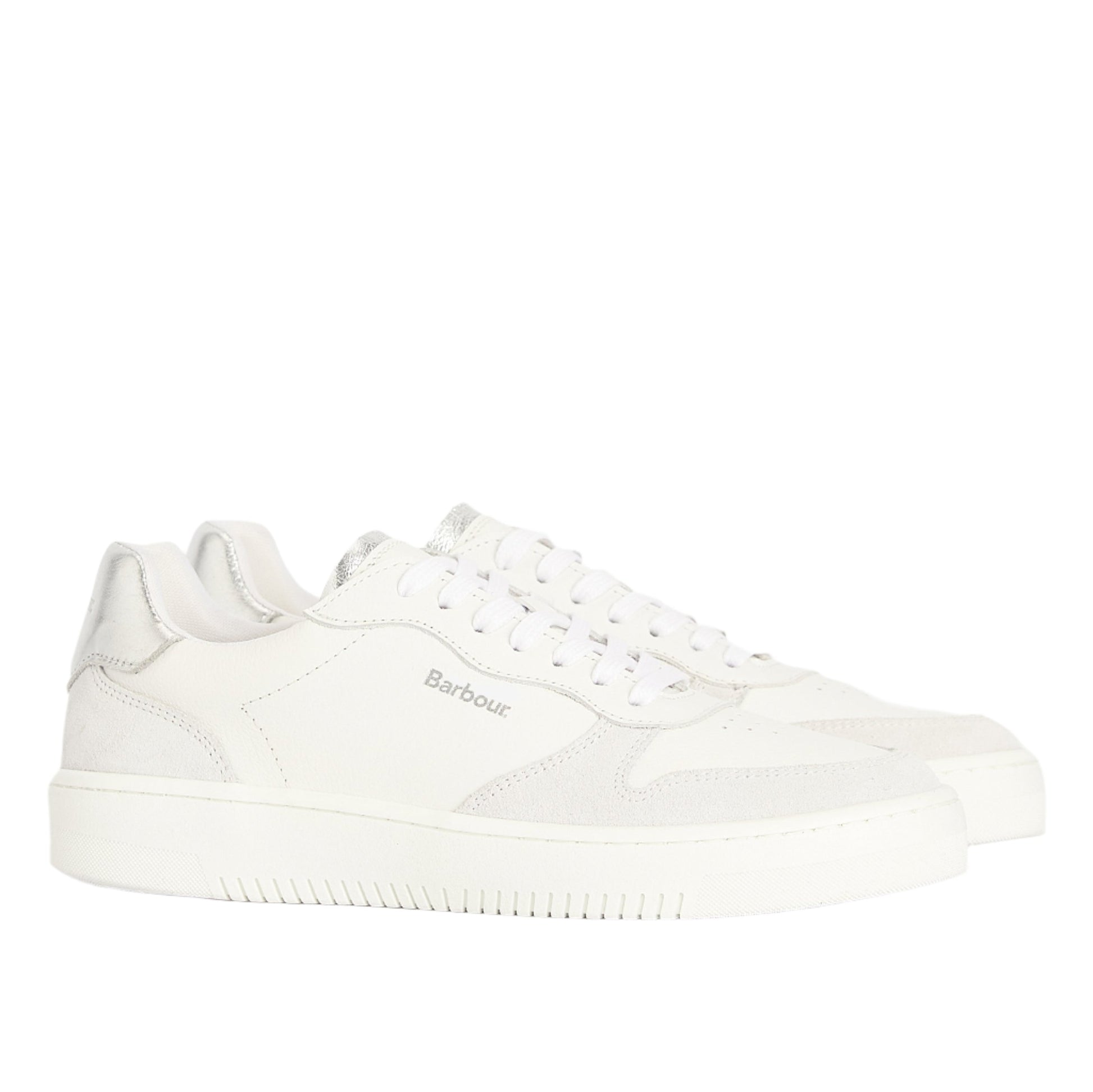 Barbour - Celeste Trainer - Colour: White / Silver