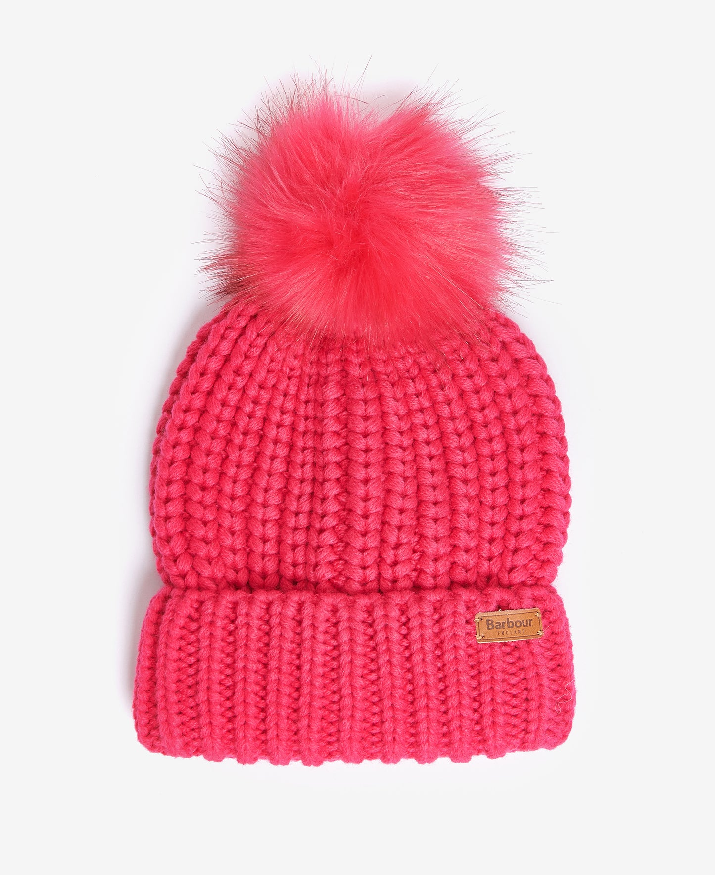 Barbour - Saltburn Beanie - Colour: Pink Dahlia