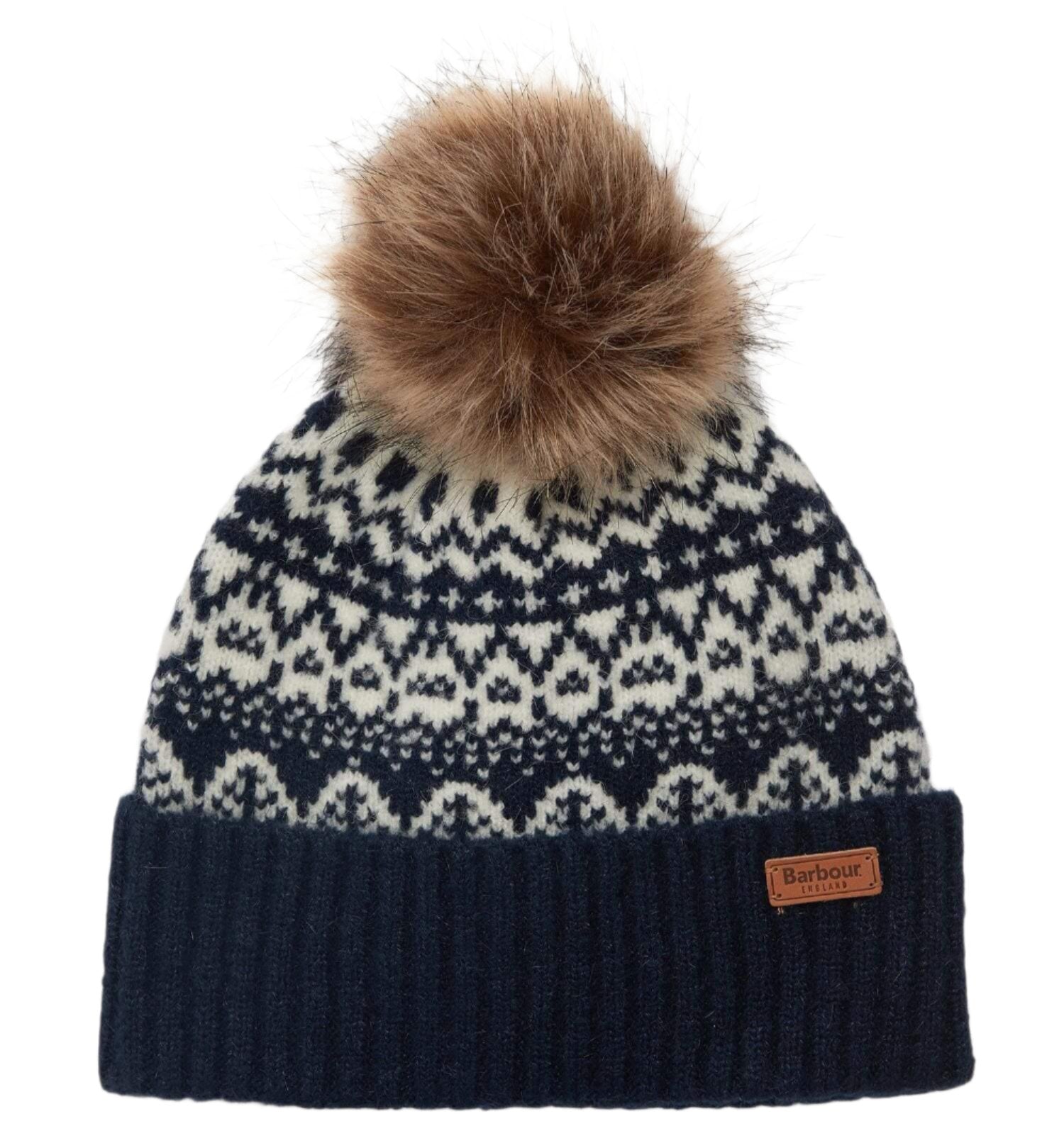 Barbour - Alpine Fairisle Beanie - Colour: Navy