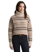Barbour Helen Knitted Jumper in Birch Multi – front view