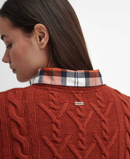 Barbour - Solway Knit - Colour: Spiced Pumpkin