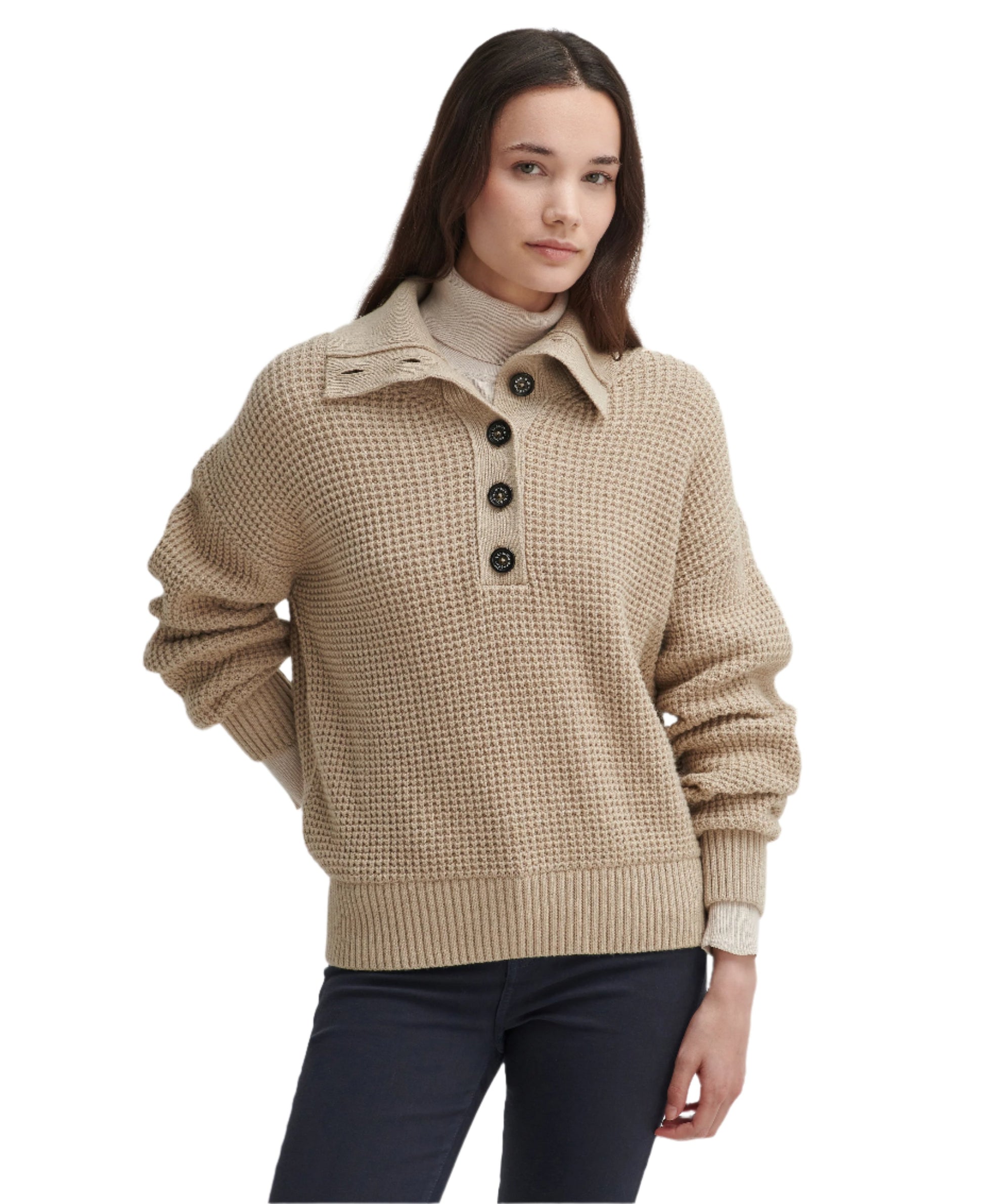 Barbour - Woodside Knit - Colour: Oatmeal