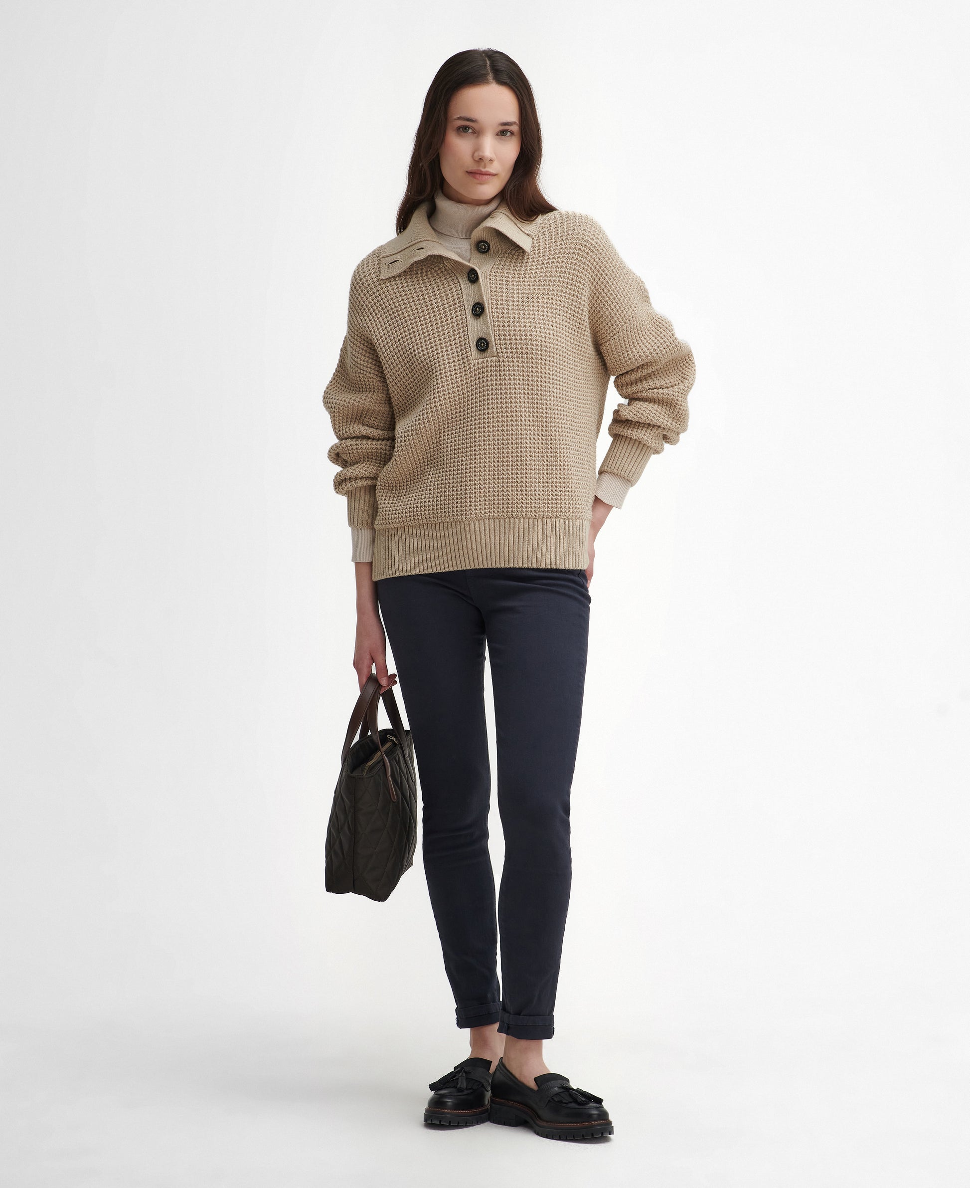 Barbour - Woodside Knit - Colour: Oatmeal