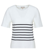 Ivy Striped Short-Sleeved Jumper