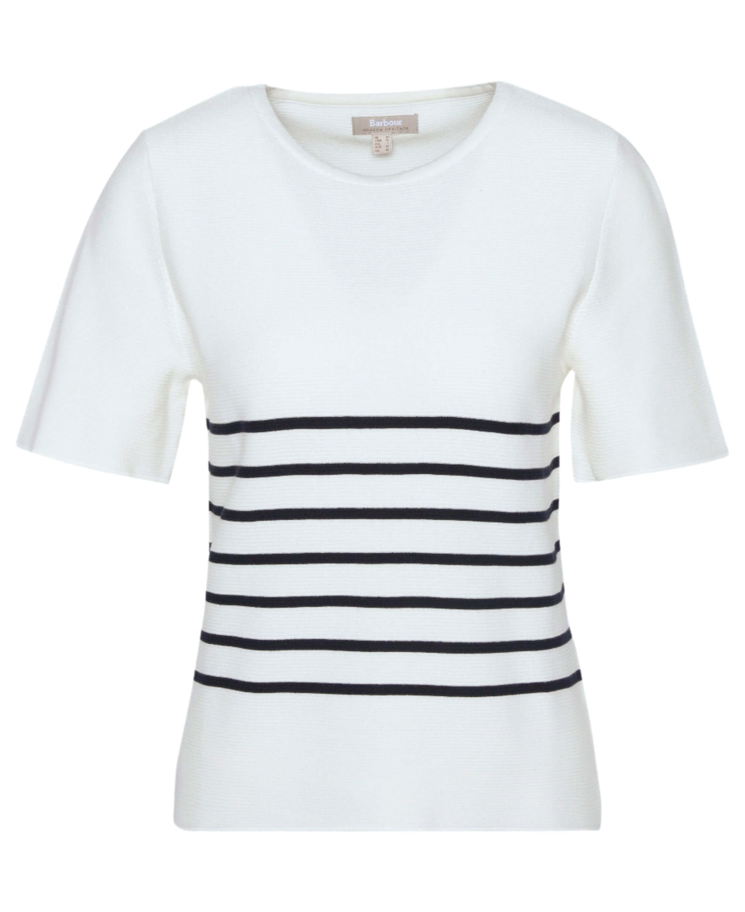 Ivy Striped Short-Sleeved Jumper