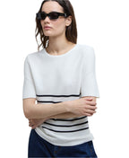 Ivy Striped Short-Sleeved Jumper
