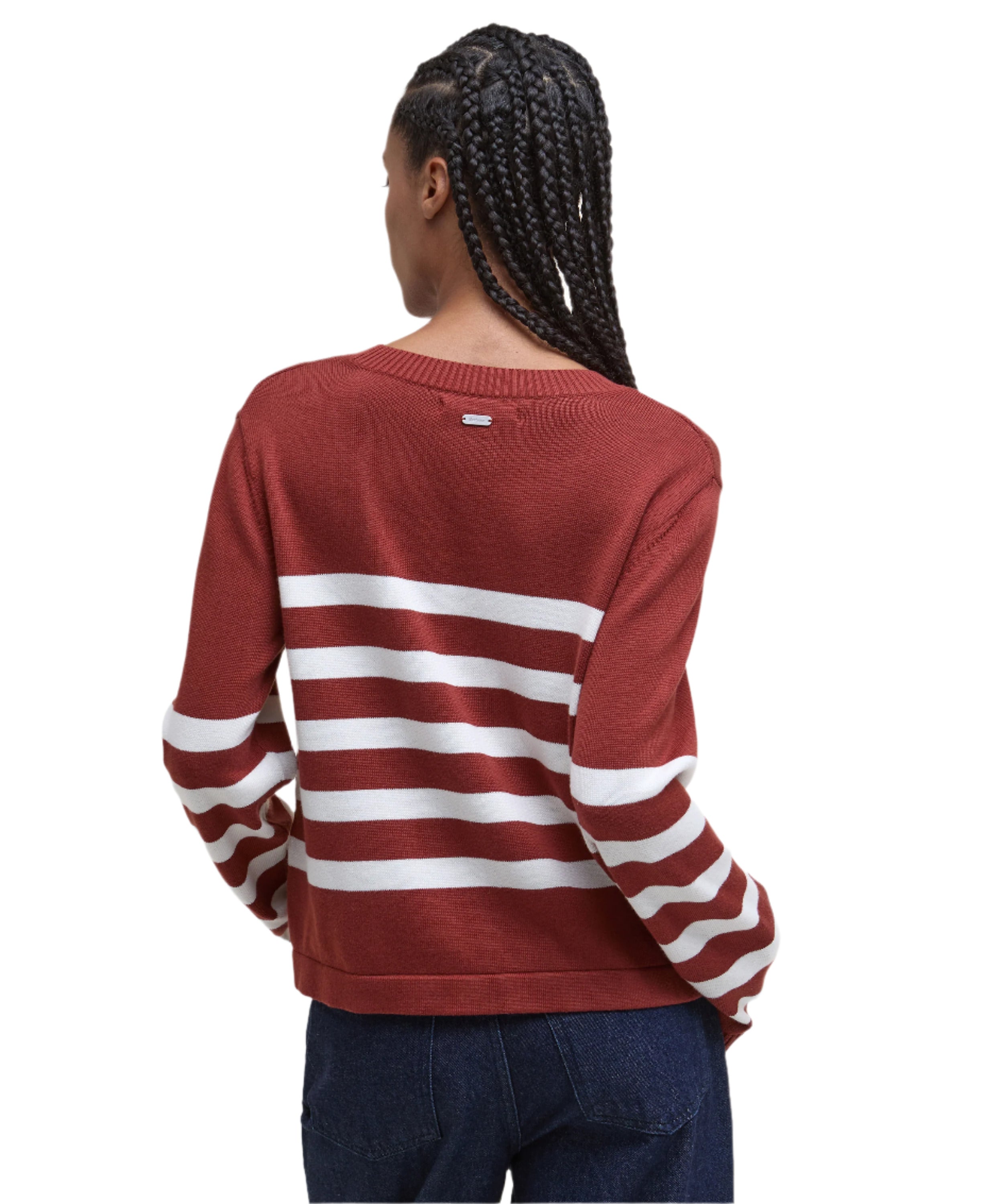 Demi Striped Crew Neck Jumper