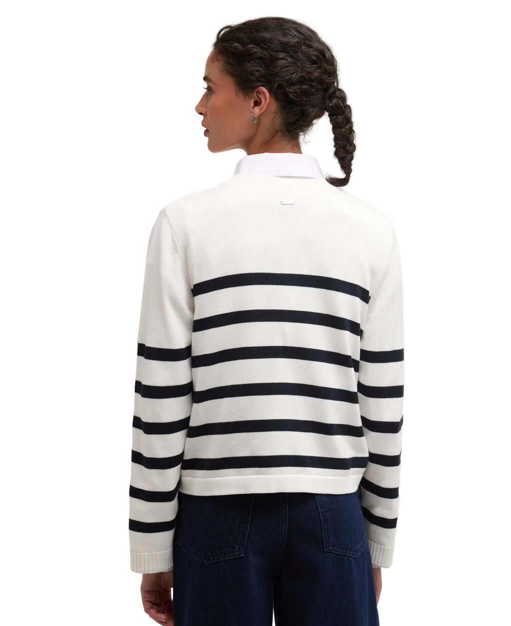 Fern Striped Crew Neck Jumper