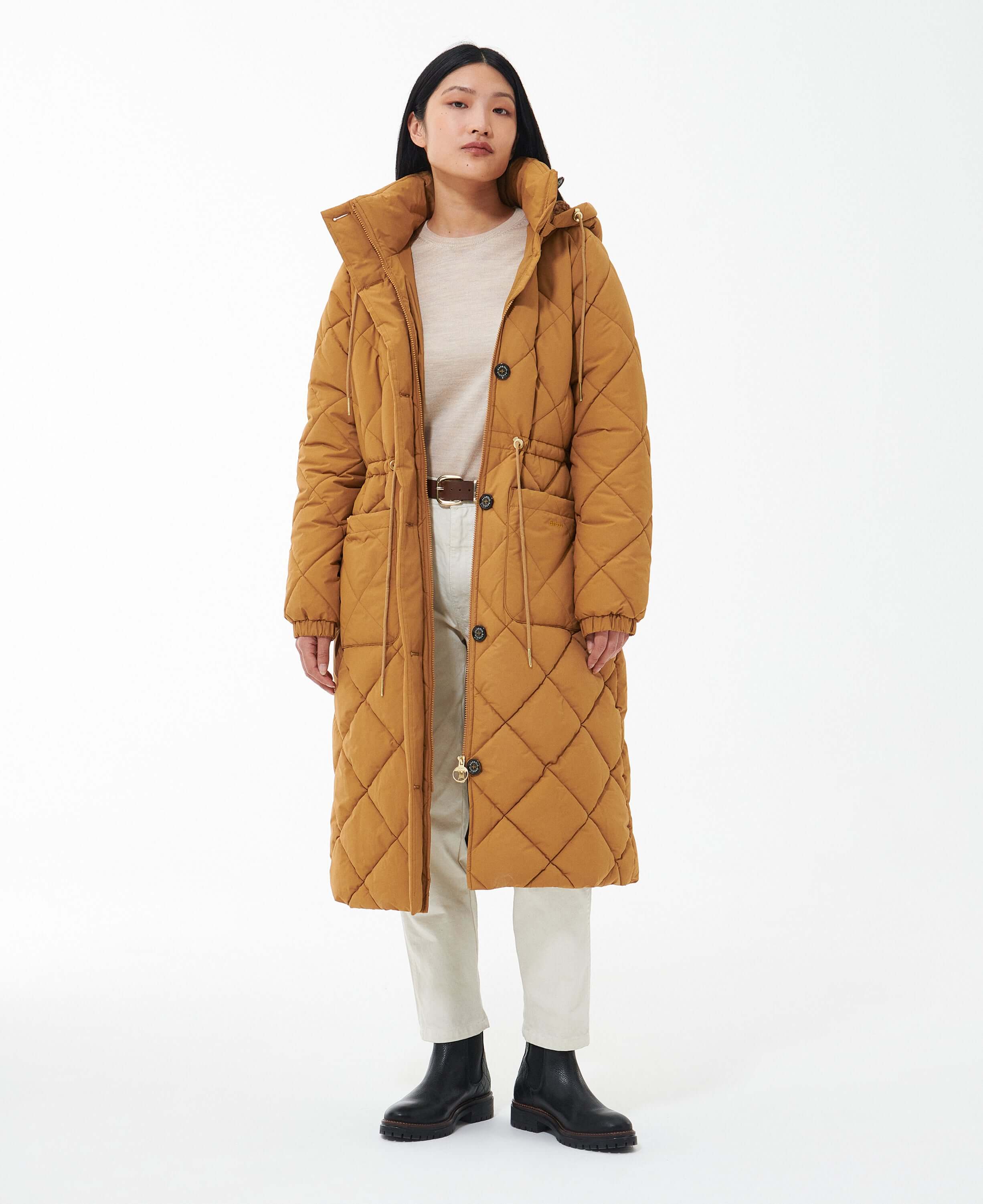 Barbour - Orinsay Quilted Coat - Colour: mustard