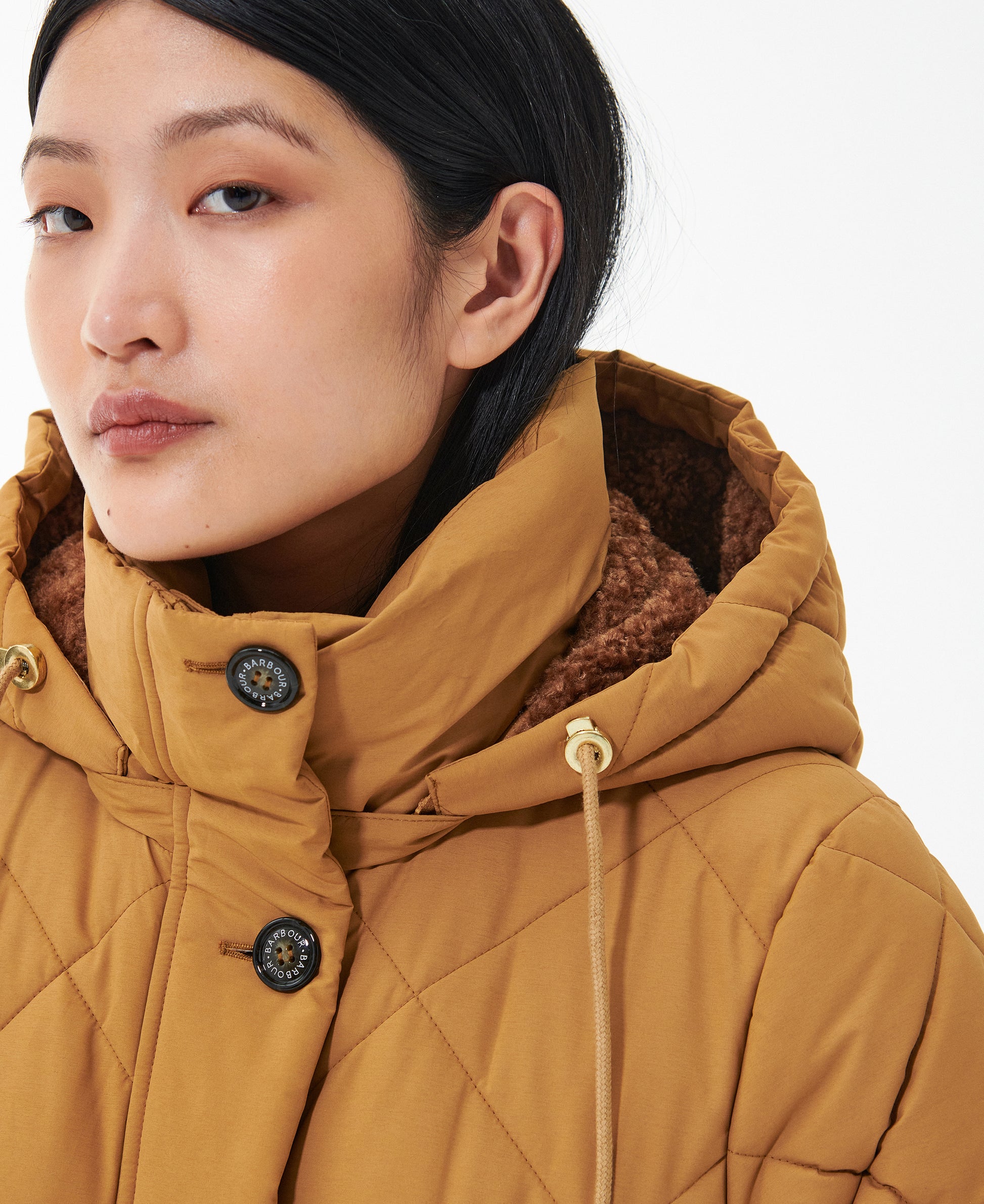 Barbour - Orinsay Quilted Coat - Colour: mustard