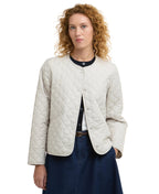 Cashel Collarless Quilted Jacket