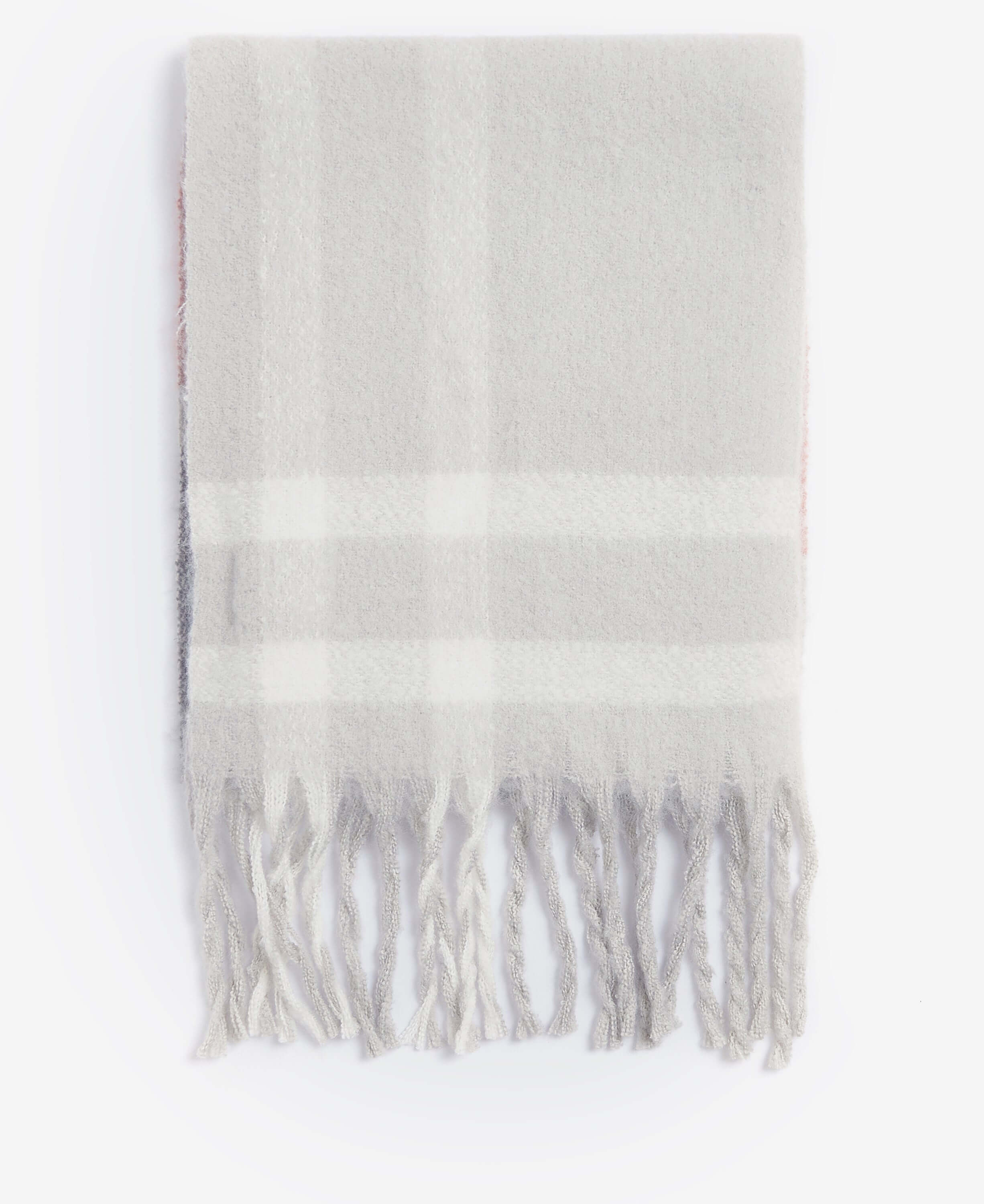 Barbour - Isla Tartan Boucle Scarf - Colour: Chocolate