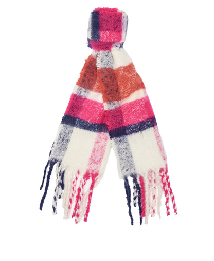 Barbour - Rawson Boucle Scarf - Colour: Pink Dahlia