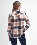 Barbour - Pendula Checked Shirt - Colour: Cloud & Spiced Pumpkin