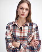 Barbour - Pendula Checked Shirt - Colour: Cloud & Spiced Pumpkin