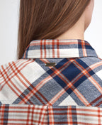Barbour - Pendula Checked Shirt - Colour: Cloud & Spiced Pumpkin