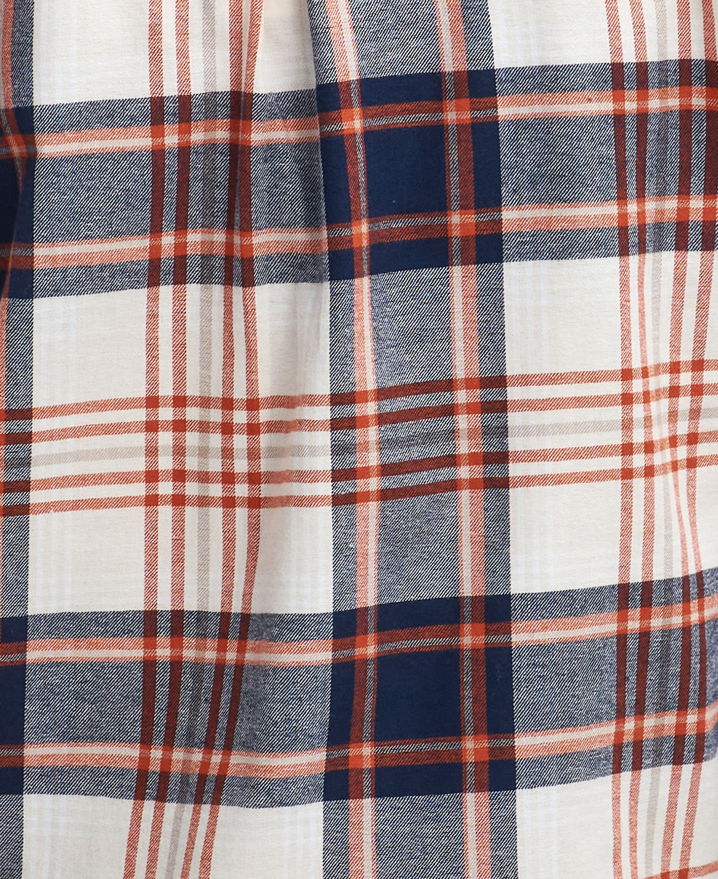 Barbour - Pendula Checked Shirt - Colour: Cloud & Spiced Pumpkin