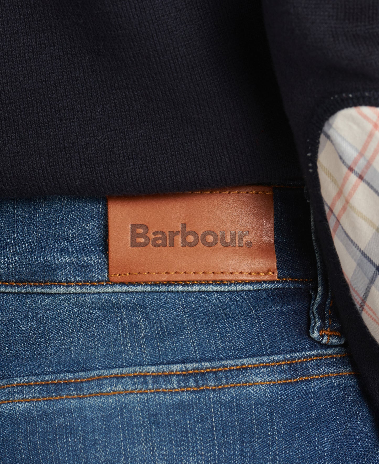 Barbour - Essential Slim Jean - Colour: Worn Blue