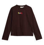 Amesbury Long Sleeve T-Shirt in Fig – lifestyle view 2