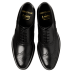 Loake - Castlegate Brogue | Rubber Sole - Colour: Black