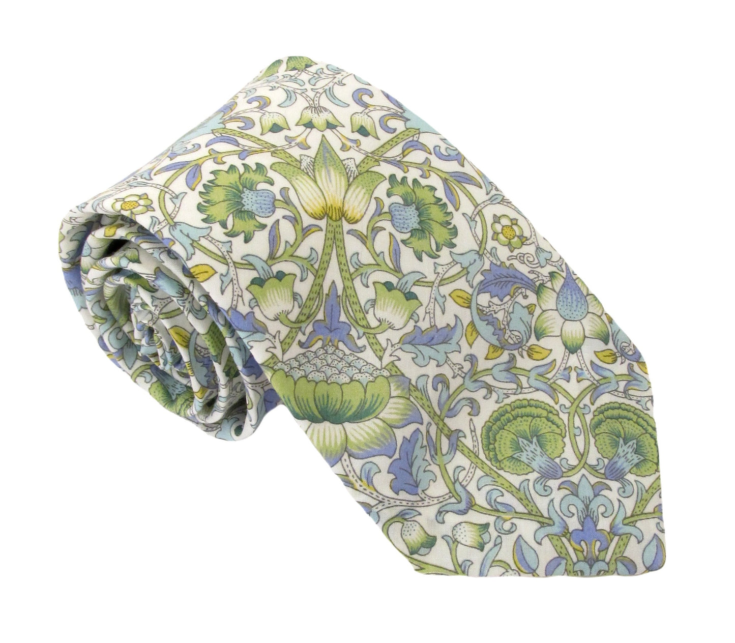 Van Buck - Tie Made from Liberty Fabric - Colour: Lodden Olive