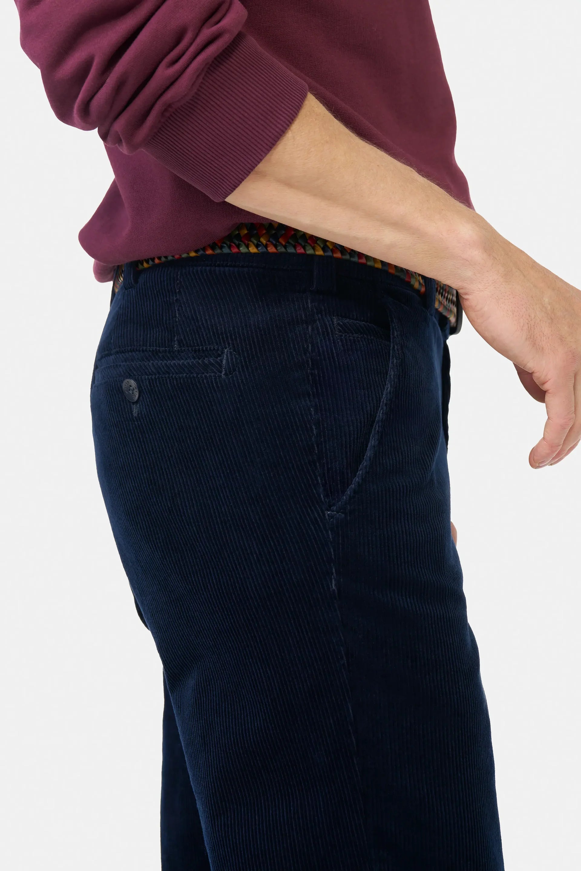 Roma Comfort Fit Cord Trousers