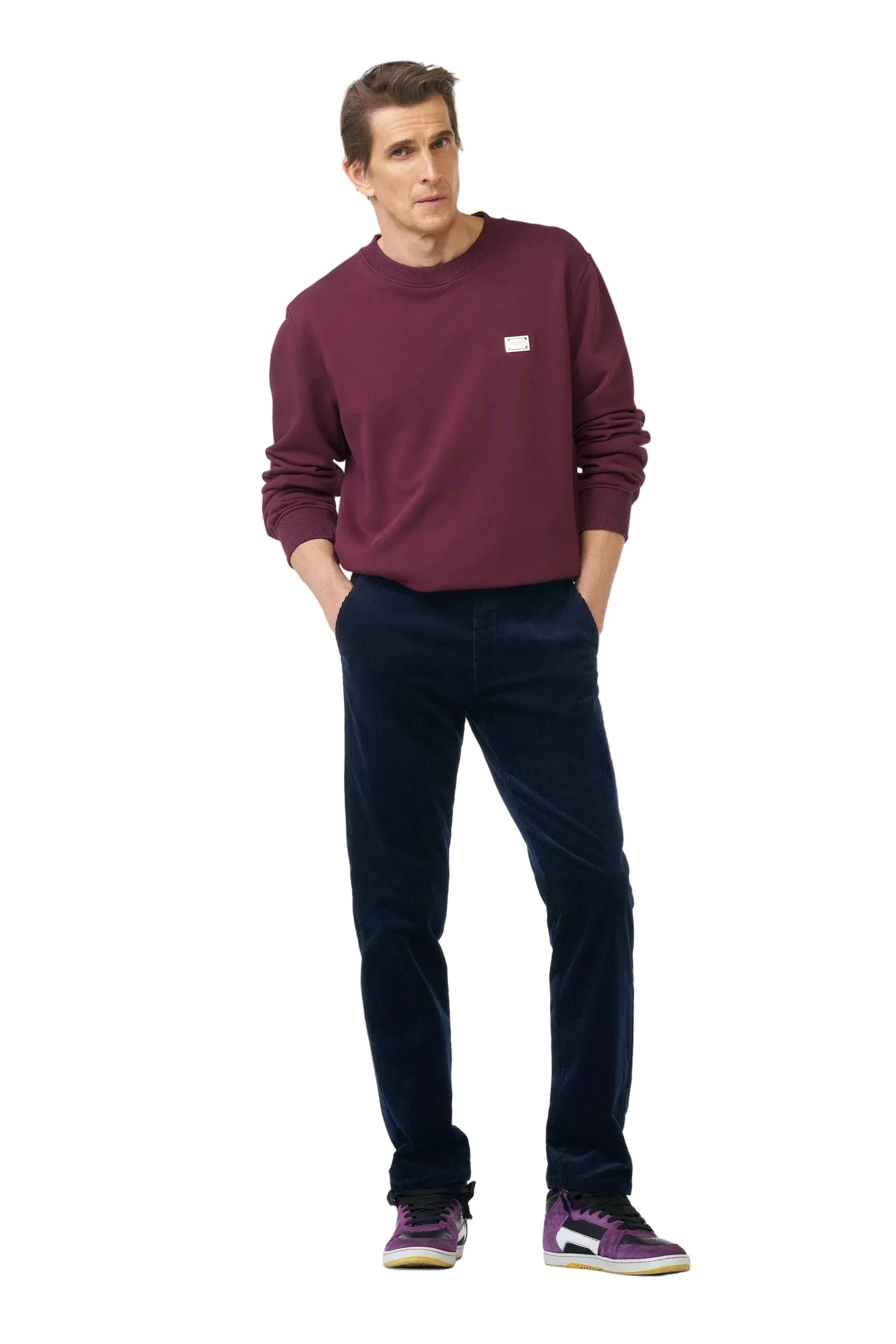Roma Comfort Fit Cord Trousers