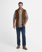Men’s Barbour Langdale Fleece Gilet styled outfit