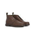 Barbour Meays Chukka Boot in Dark Brown – side view