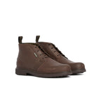 Barbour Meays Chukka Boot in Dark Brown – side view