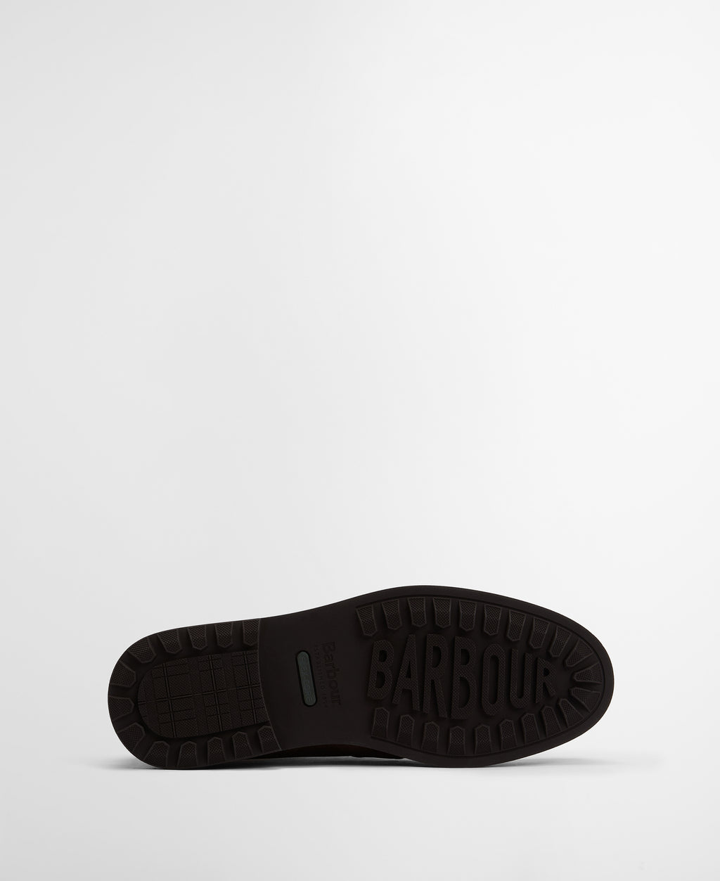 Barbour Meays Chukka Boot in Dark Brown – heel detail