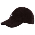 Preston Corduroy Cap in Brown – front view
