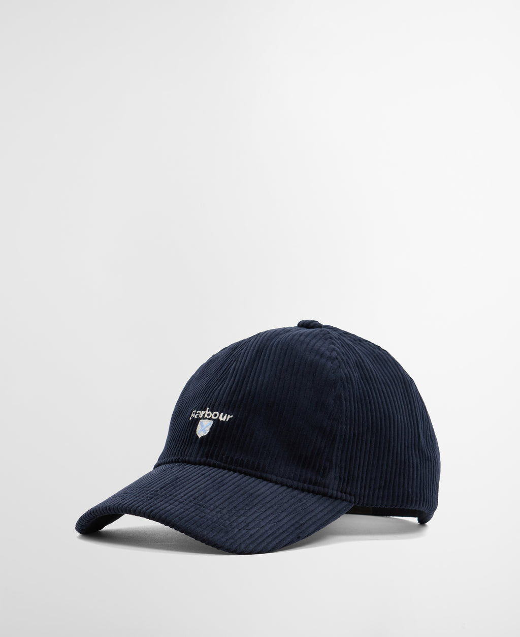 Preston Corduroy Cap in Navy – front view