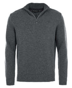 Barbour - Essential Lambswool 1/2 Zip Pullover - Colour: Charcoal