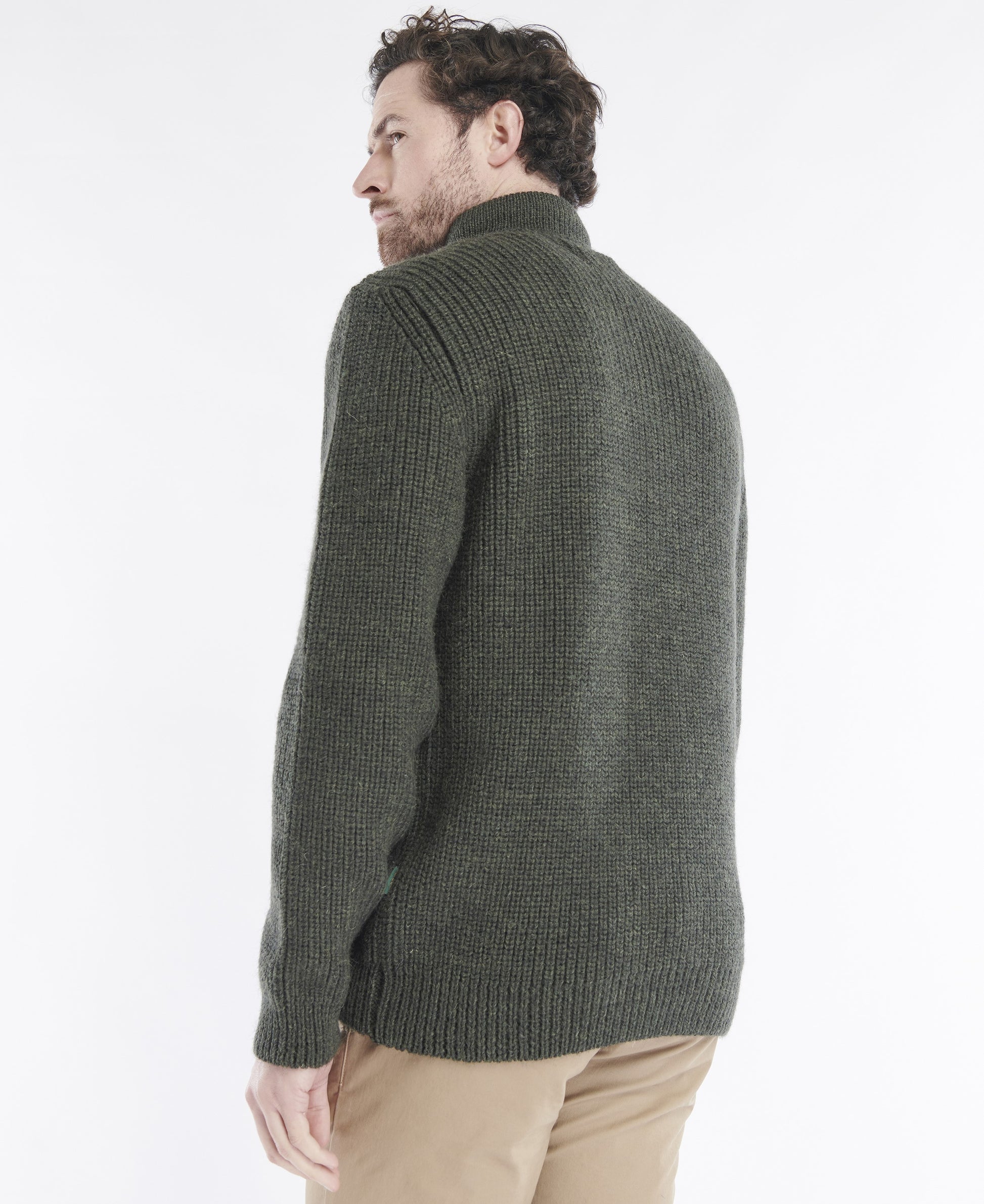 Barbour - New Tyne 1/4 Zip Pullover - Colour: Derby Tweed