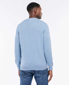 Barbour - Pima Cotton Crew Neck Pullover - Colour: Chambray
