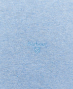 Barbour - Pima Cotton Crew Neck Pullover - Colour: Chambray