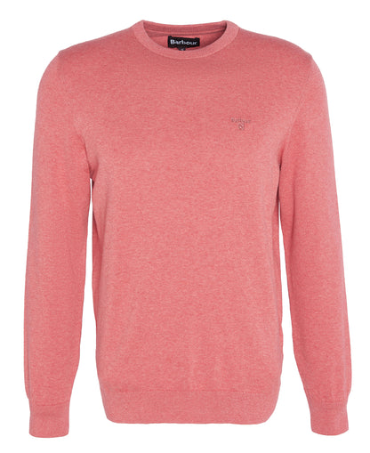 Barbour - Pima Cotton Crew Neck Pullover - Colour: Pink Clay