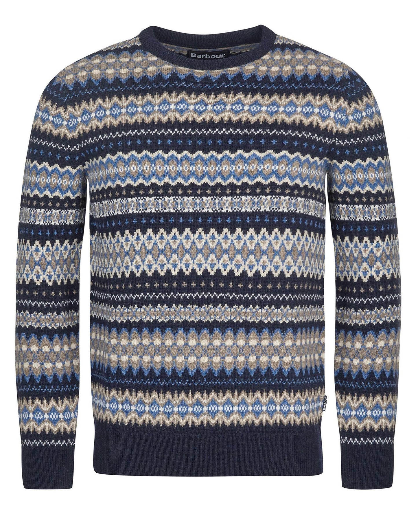 Barbour - Fairisle Crew Neck - Colour: Midnight