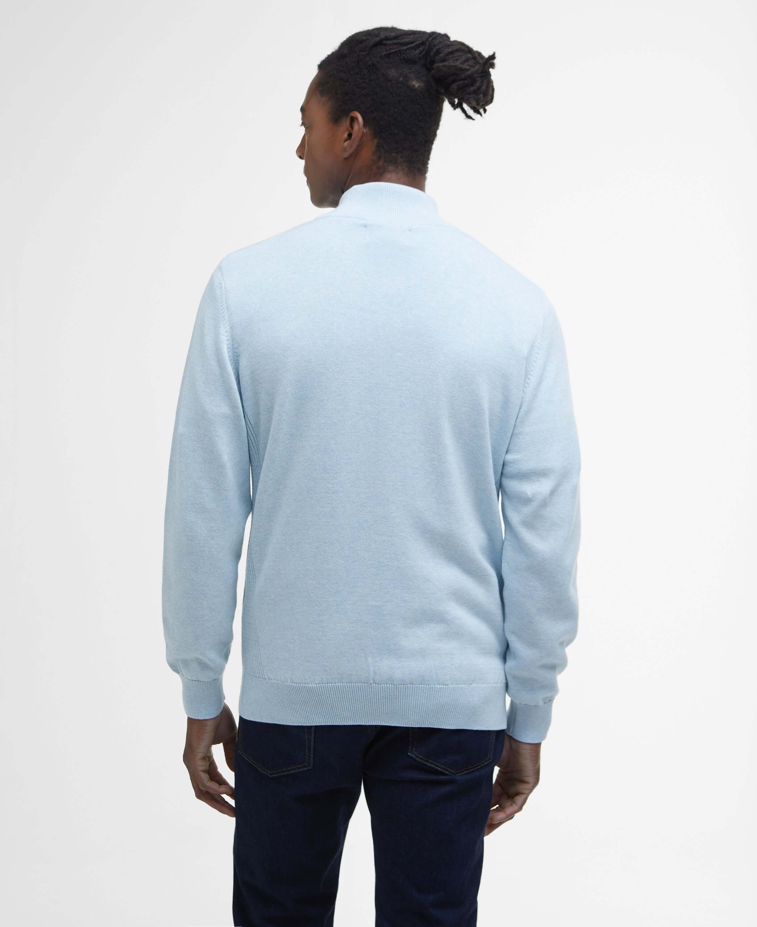 Cotton Half Zip Sweater