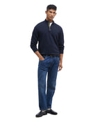 Cotton Half Zip Sweater