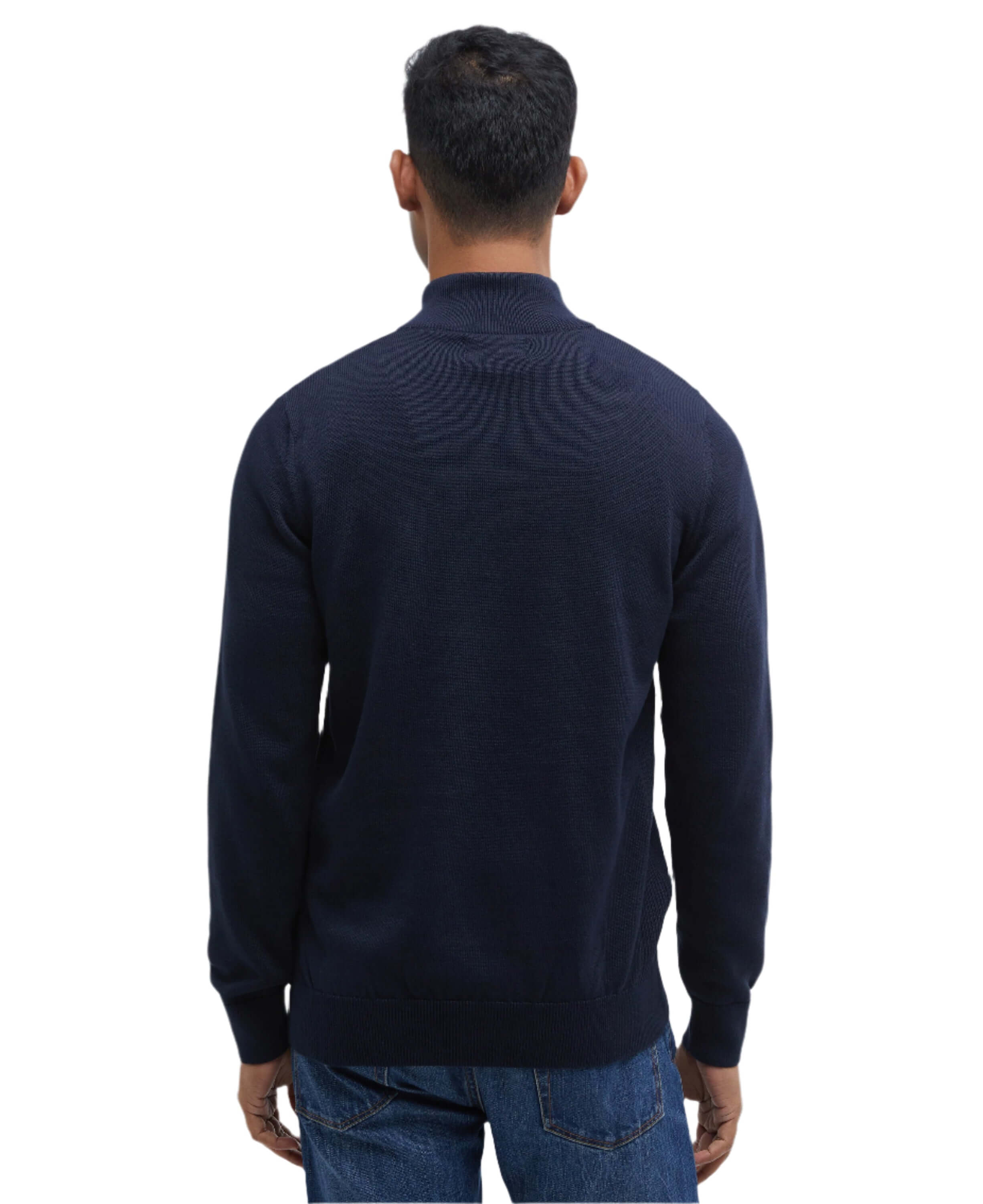 Cotton Half Zip Sweater