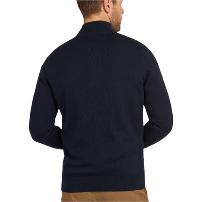 Barbour - 1/4 Zip Cotton Pullover - Colour: Navy