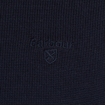 Barbour - 1/4 Zip Cotton Pullover - Colour: Navy