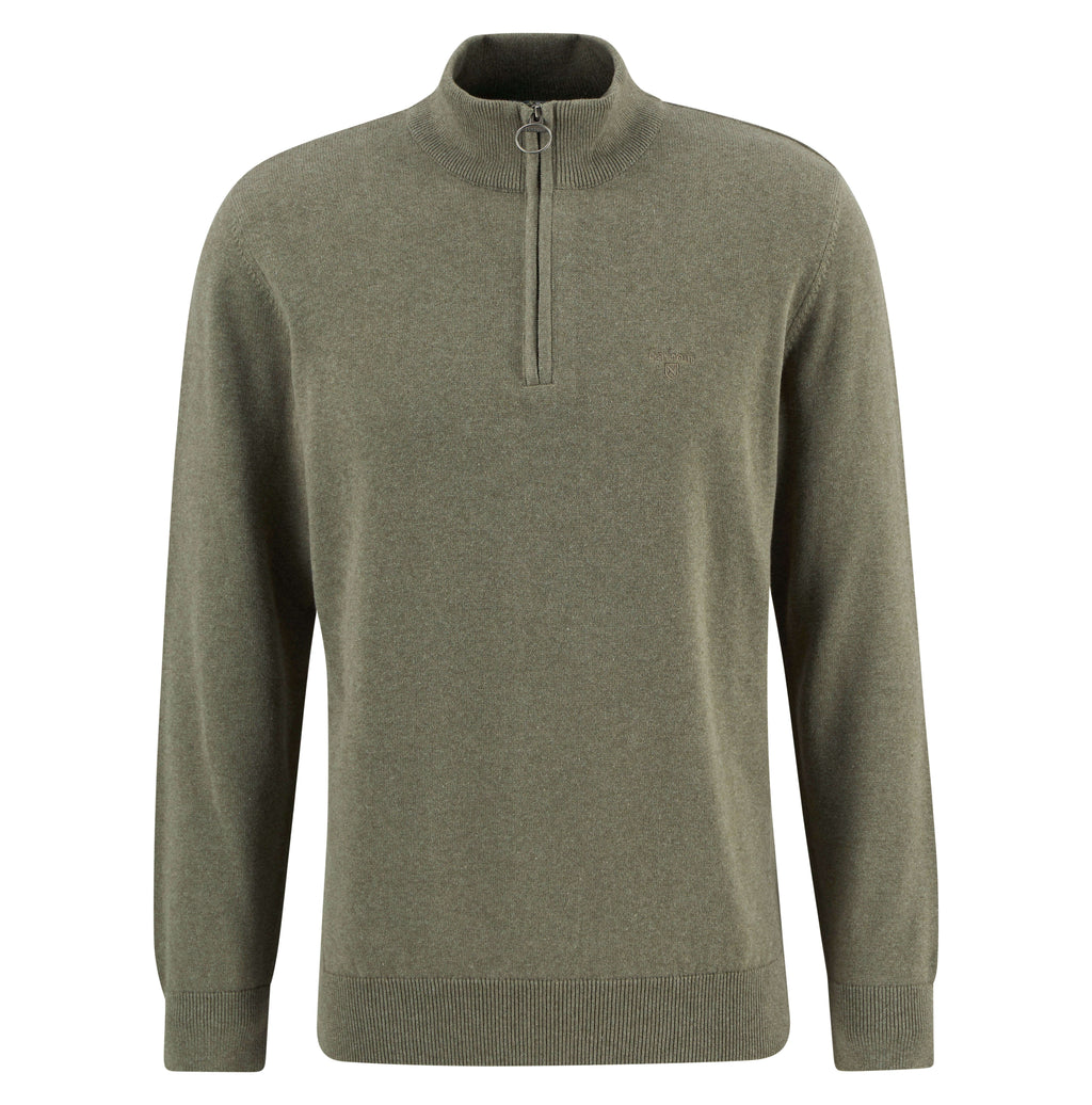 Cotton Half Zip Sweater