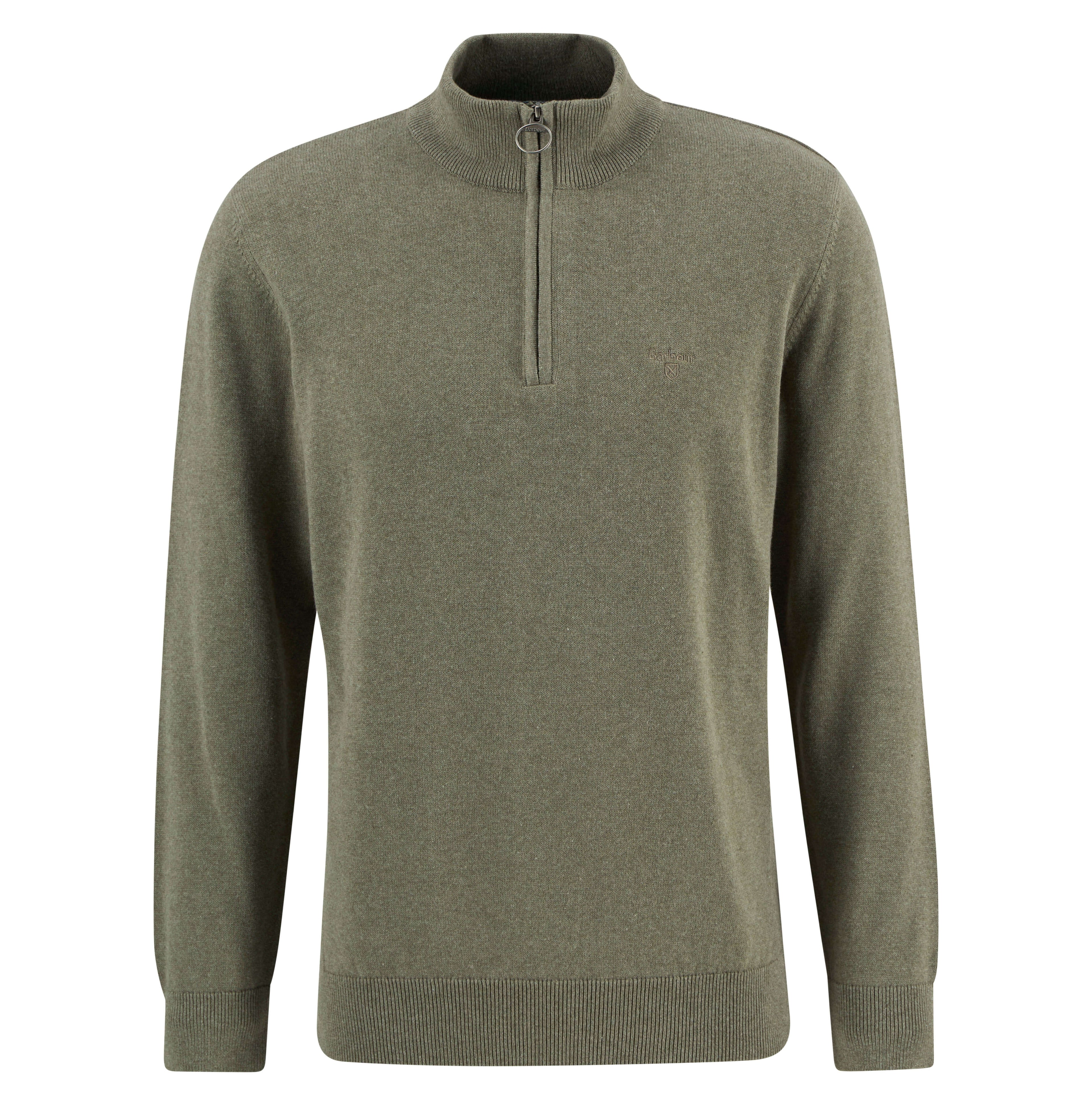 Cotton Half Zip Sweater