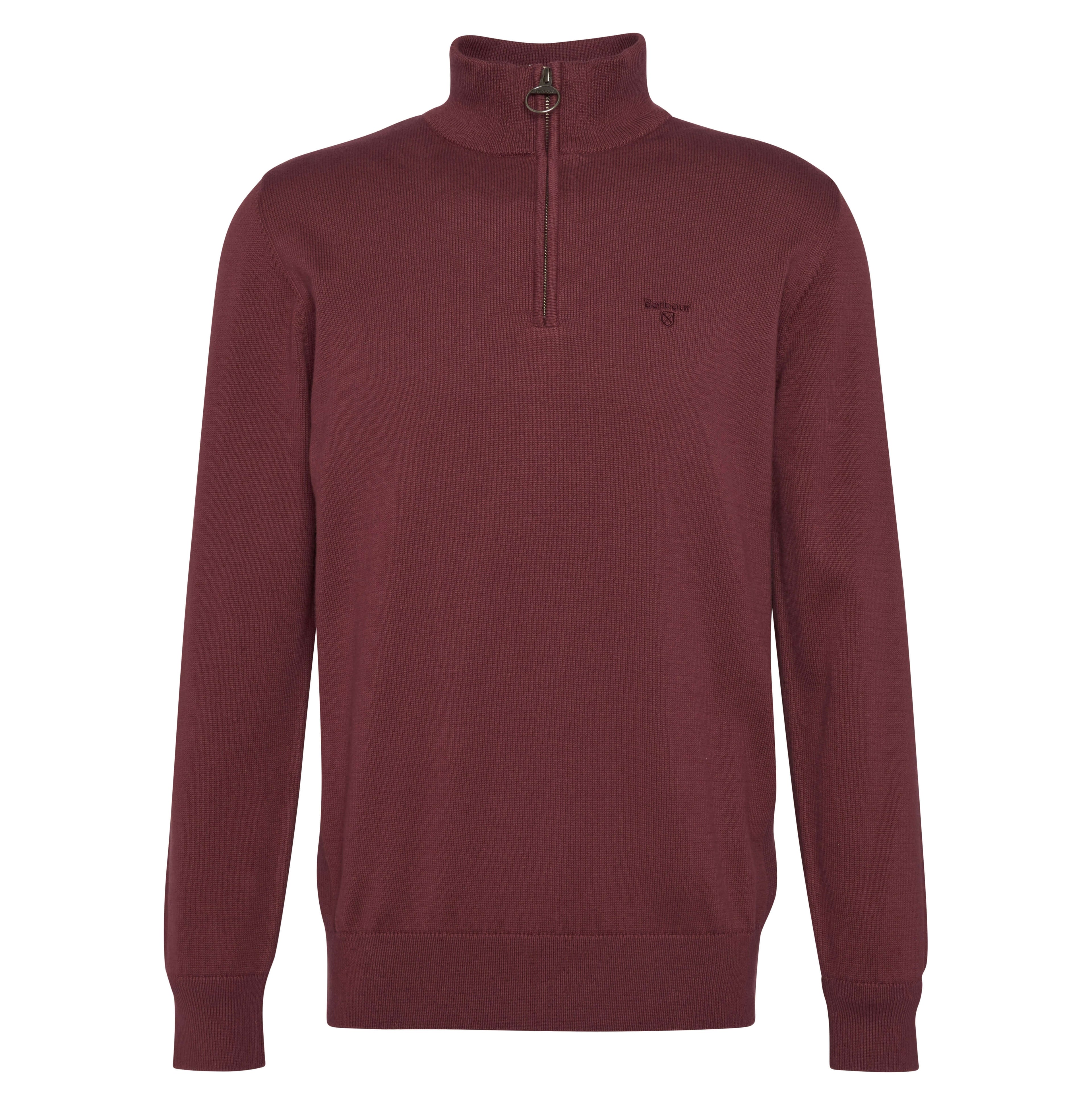 Cotton Half Zip Sweater