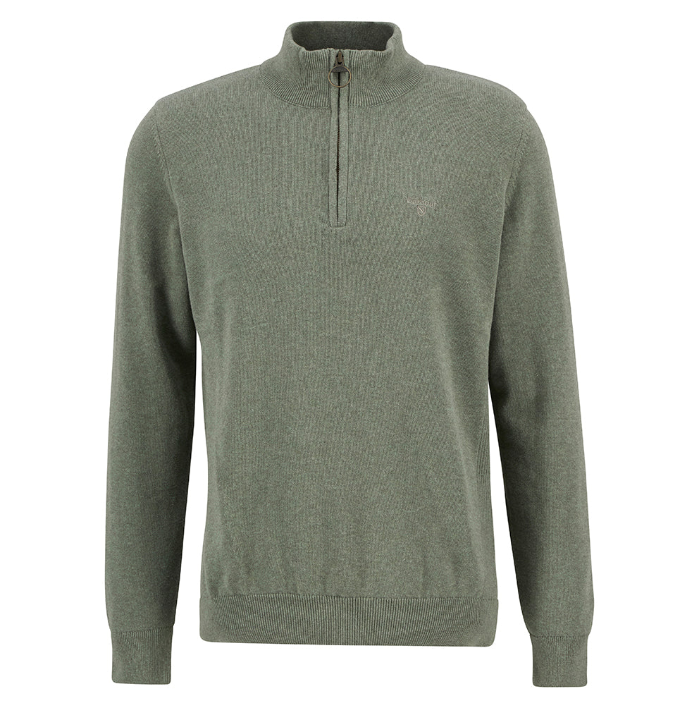 Cotton Half Zip Sweater
