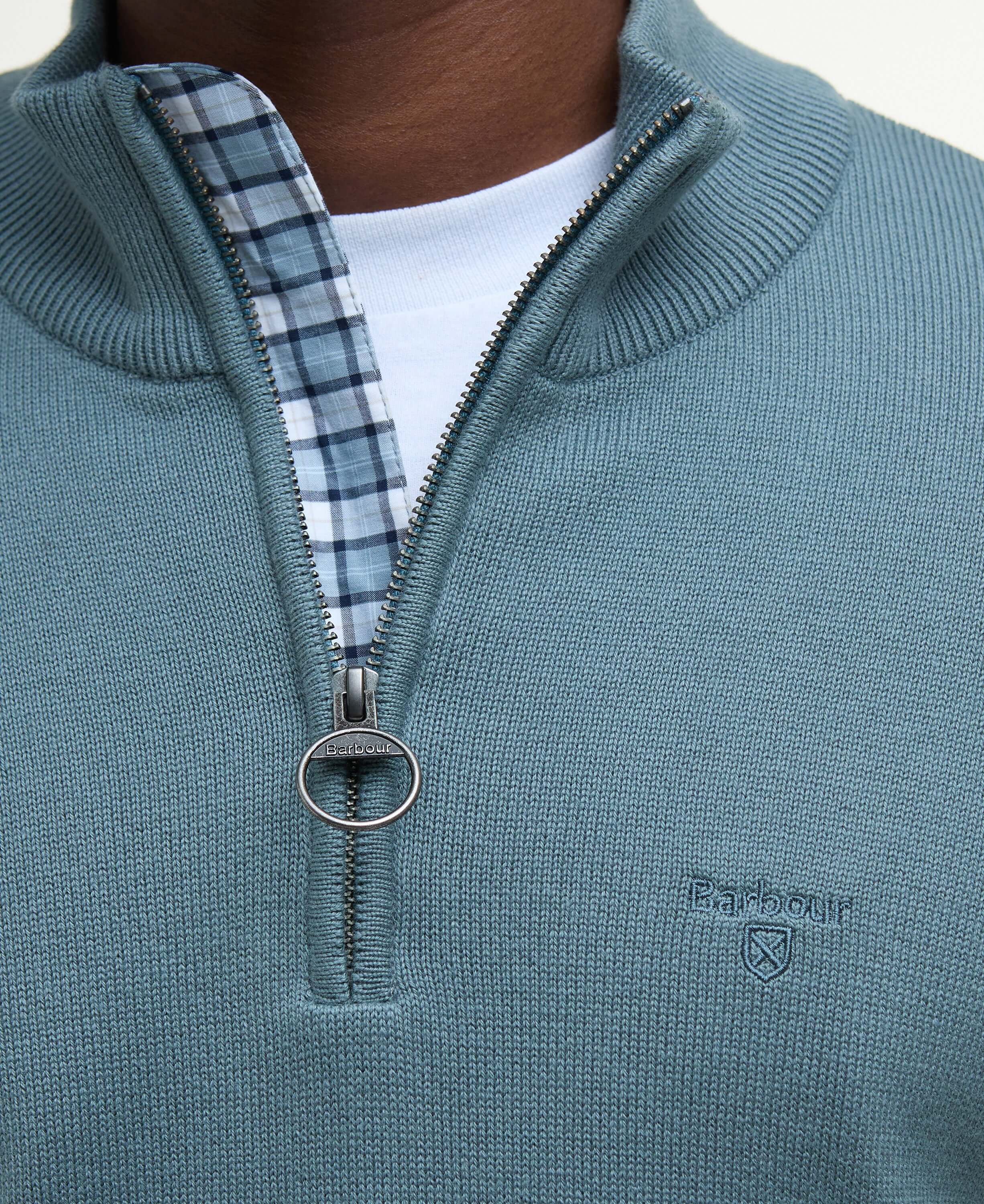 Cotton Half Zip Sweater
