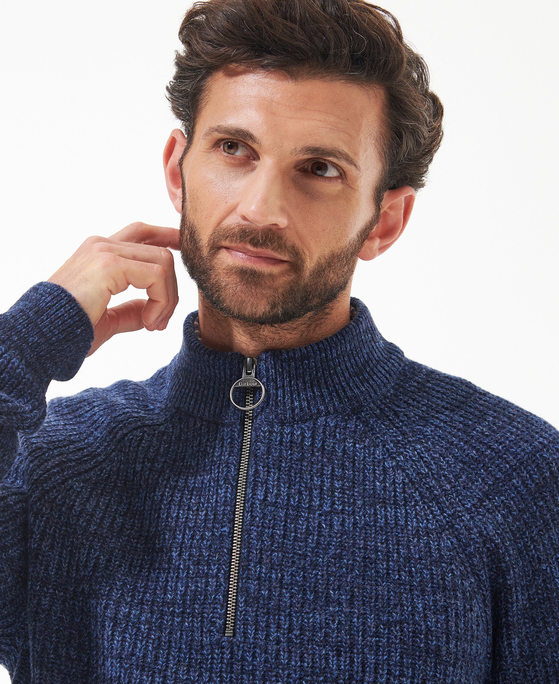 Barbour - Horseford 1/4 Zip Pullover - Colour: Navy